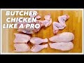 SO Simple You'll Always Do This Yourself! Pro Butcher HOW TO Cut Up A CHICKEN - Glen And Friends