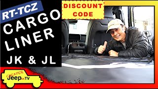Inexpensive Cargo Area Liner for a 4 Door Jeep Wrangler JL & JK,  From RT-TCZ