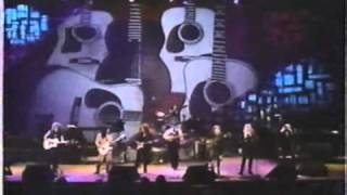 Video thumbnail of "lang, RAITT, WEYMOUTH and HARRIS, and PETERSON performing PRETTY WOMAN.wmv"