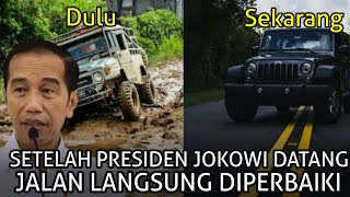 Beginilah Perbedaan Seselum dan Sesudah Presiden JOkkowi Pergi ke Karo...