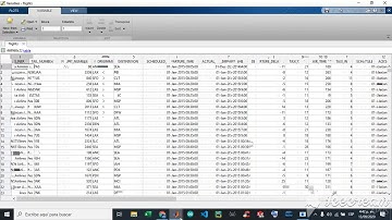 flights analisys matlab excel parte 1 - analisis de datos