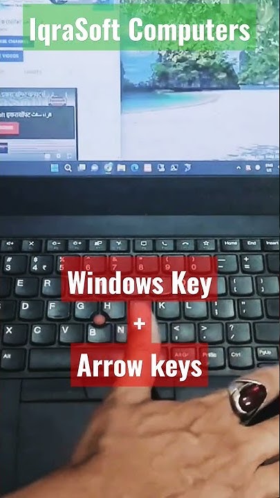Move windows left, right, up, down, minimize etc. : Windows Key + Arrow ...