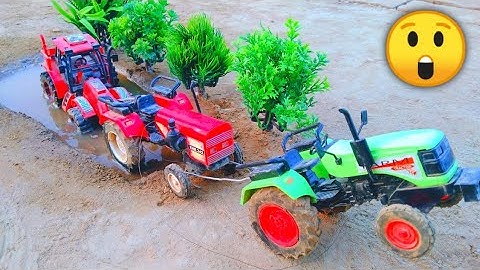 Diy tractor stuck in mud mini science project || Part#20 || Diy Tractor Video || @shubbucreator