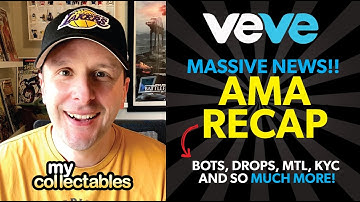 Veve AMA RECAP! Bots, Drops, MTL and Much More!!