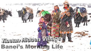 Tibet Dec.Beautiful Hidden Village.Nomadic Lifestyles.4K English Sub.