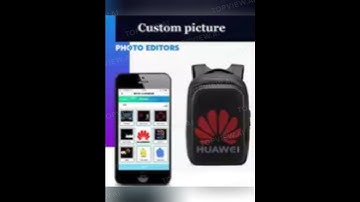 LED Display backpack Business travel Smart backpack school #bravery #motivation #wildliferescue