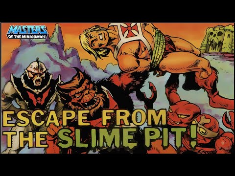 Masters of the Universe – “Escape from the Slim Pit!” 1985 MOTU comic narrated like an 80s cartoon!