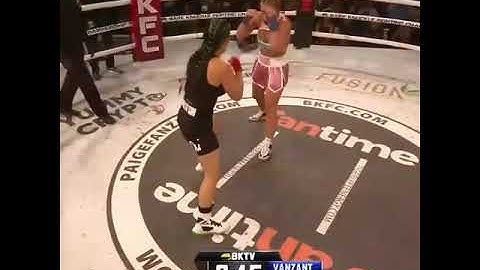 @paigevanzant and @rachaelostovich Powerful punches |  Women's fighting #BKFC19