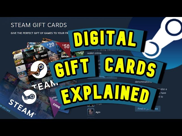 Steam Digital Gift Cards Explained