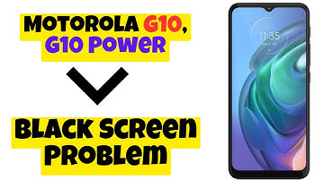 Black Screen Problem || How to solve the blackscreen issues Motorola G10, G10 Power