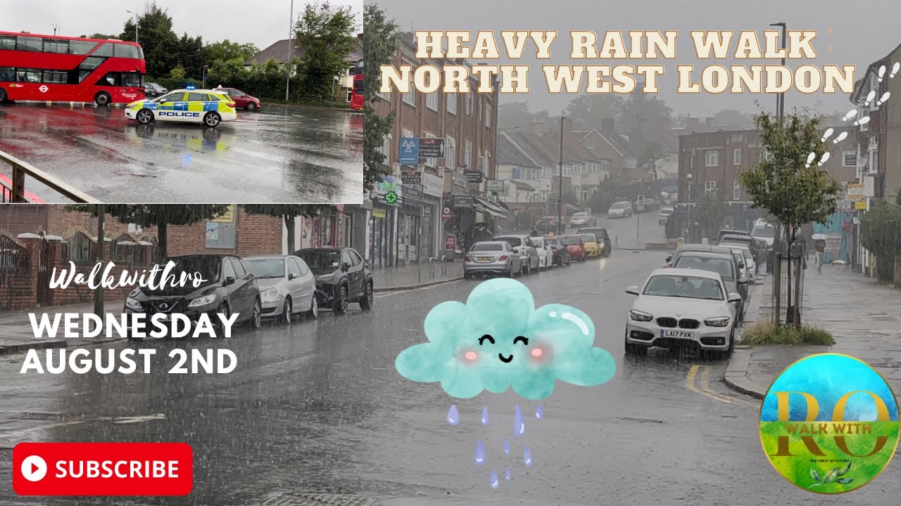 Let’s walk: WEDNESDAY AUGUST 2nd RAIN WALK 🌧️ #walkwithro - YouTube