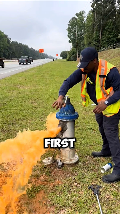 Why firefighters really open fire hydrants #funfacts #science #funnyfacts