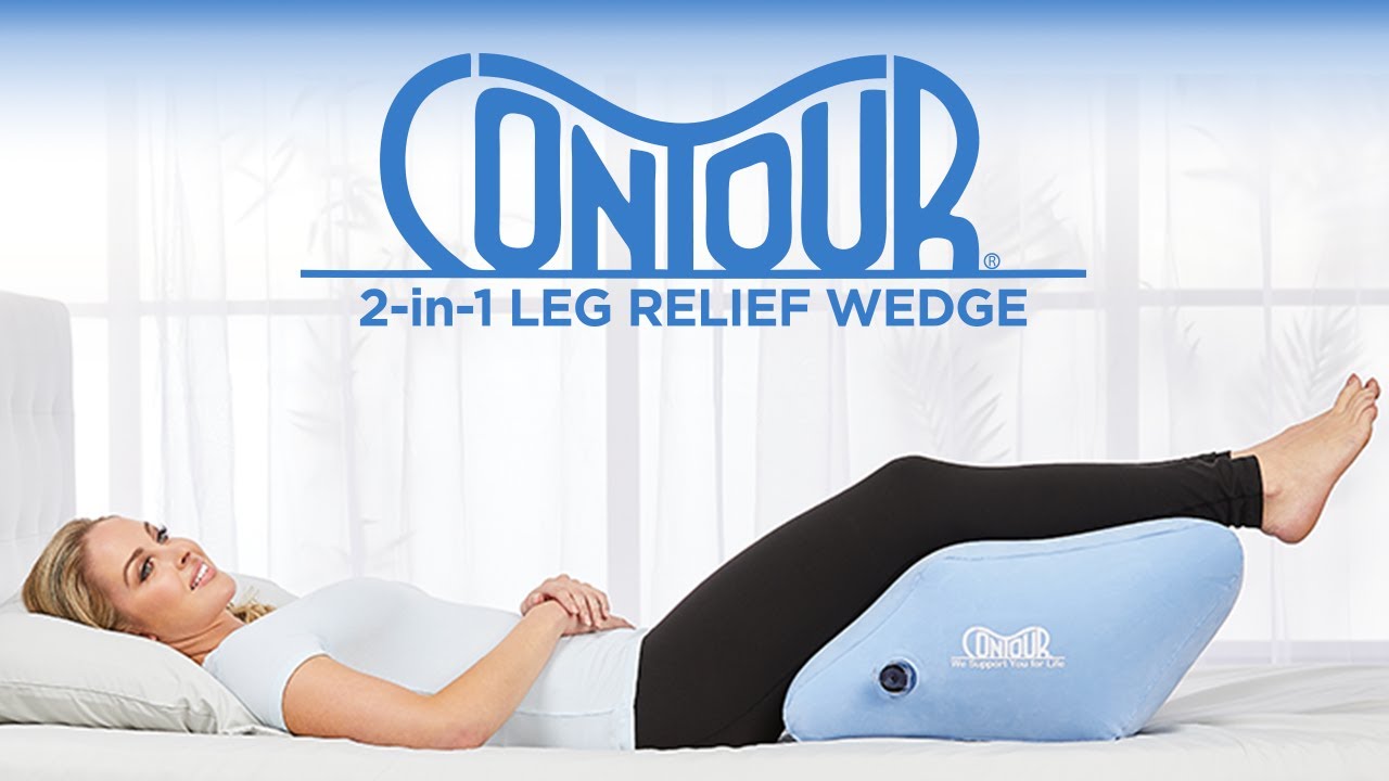 Contour 2-in-1 Inflatable Leg Rest Cushion