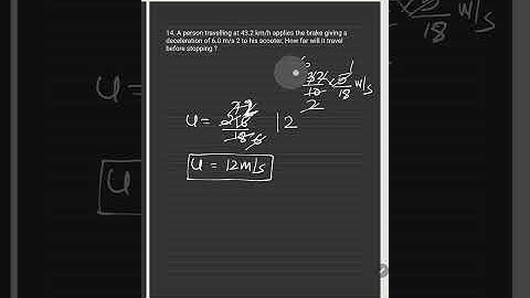 #Hcvsolution KINEMATICS solution question no 14