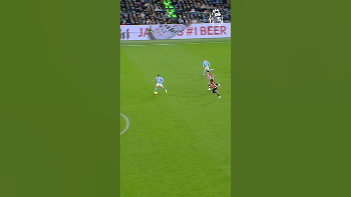 Haaland runs from halfway line and scores