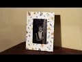 Presente de Natal: COMO FAZER Porta-Retrato- CHRISTMAS: DIY Picture Frame - Como Hacer Porta Retrato