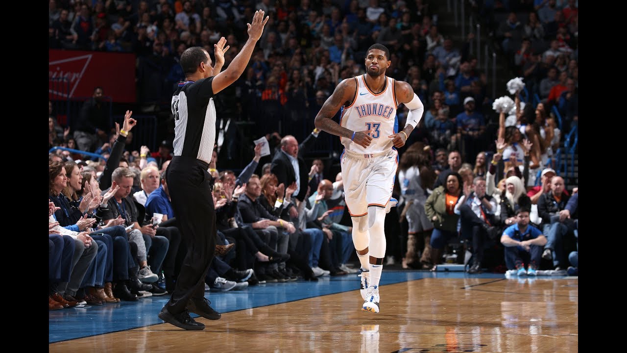 Paul George Throws Down Nasty One-Handed Dunk And Shook Al-Farouq Aminu vs. Portland Trail Blazers