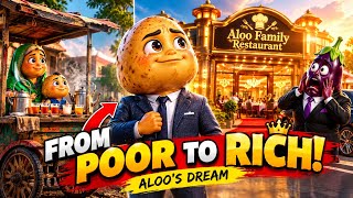 Details The Poor Potato Who Became a Restaurant Owner 🥔❤️ | Aloo’s Incredible Success Story Guide