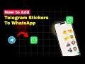 How To Use Telegram Stickers On WhatsApp Animated Too Sticker Transfer