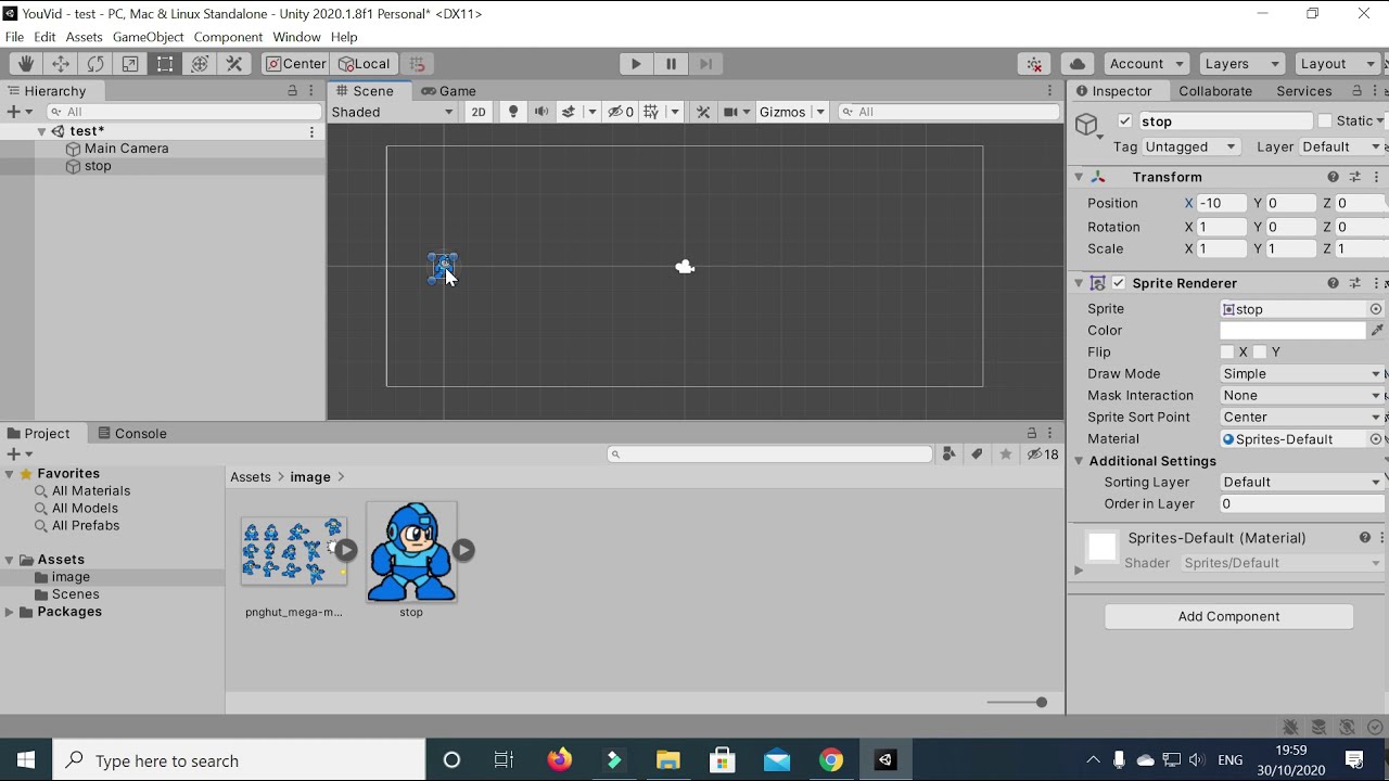 الدرس الثاني unity التعرف على محتويات اليونتي بشكل كامل - YouTube