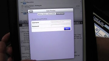 Cloud Print & Print Central on your iPad