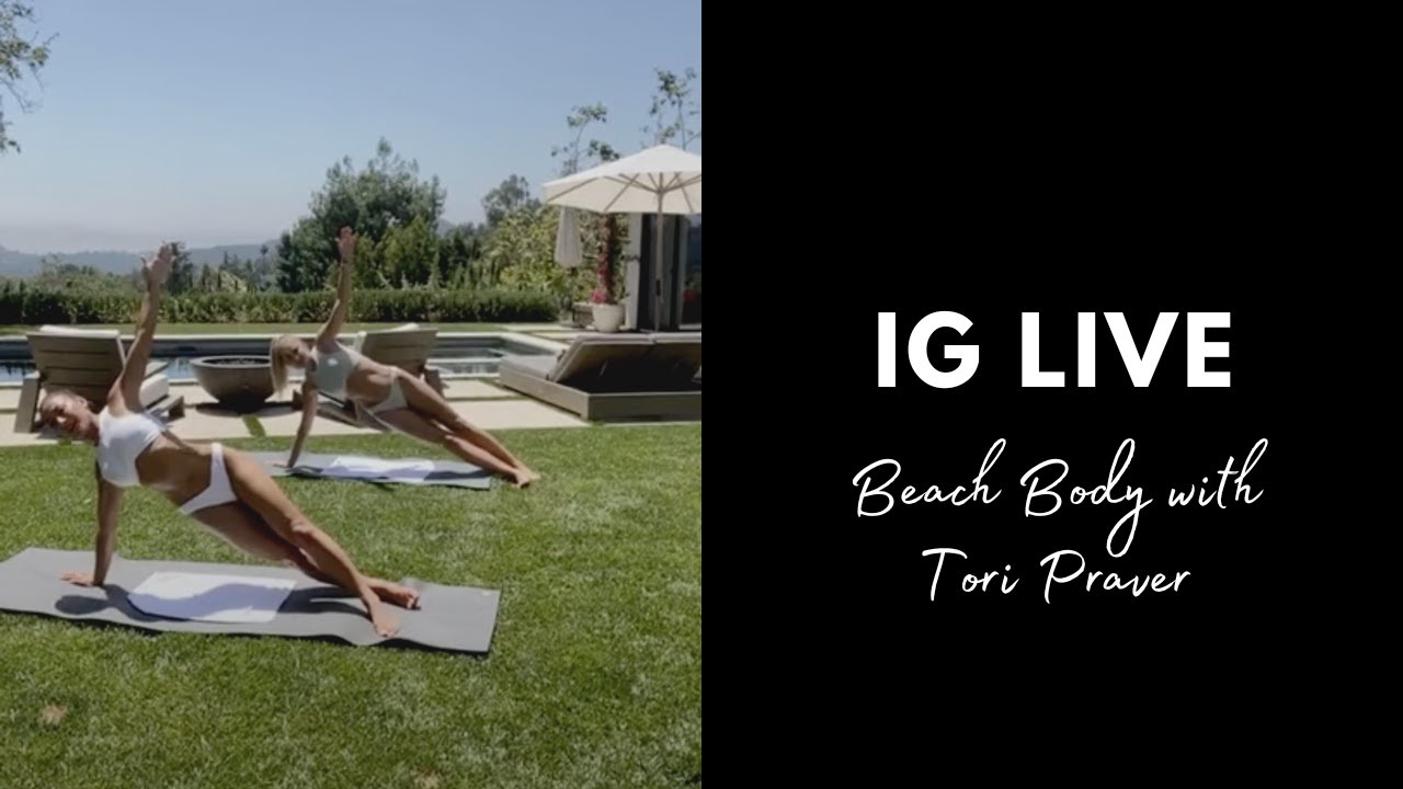 BIKINI BEACH BODY SCULPT WITH TORI PRAVER | IG LIVE