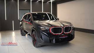 Exclusive Bmw Xm Gets The Iconic Red Badge Paint Job Oem Finish By Automarc Delhi