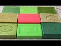 Soap cutting ASMR Satisfying video💚