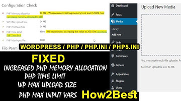 How to 👍Increase php Memory Limit Upload size, 😜php time limit and 😆max input vars in wordpress😎