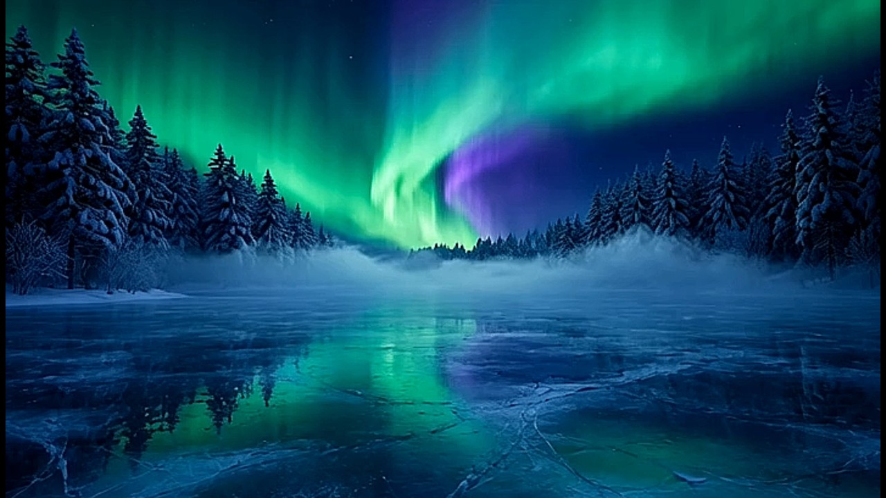 Find Inner Peace Tonight 🌌 Northern Lights Meditation & Mindfulness Music