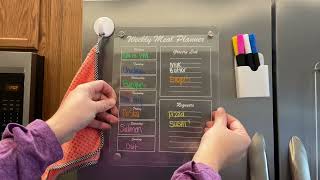Weekly Meal Planner Magnetic Magnetic Dry Erase Board for Fridge Menu #menu #mealideas #fridgemagnet Weekly Meal Planner Magnetic Magnetic Dry Erase Board for Fridge Menu #menu #mealideas #fridgemagnet