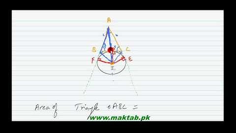 FSc Math Book1, CH 12, LEC 27: Circles Connected with Triangle (Escribed Circle)