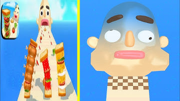 Sandwich Runner - Gameplay Walkthrough - All Levels (IOS, Android) part 17