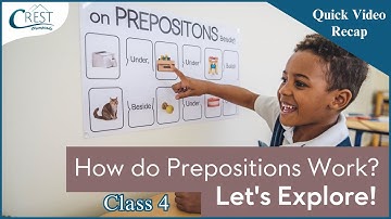 Class 4 Prepositions | English Olympiad | CREST Olympiads