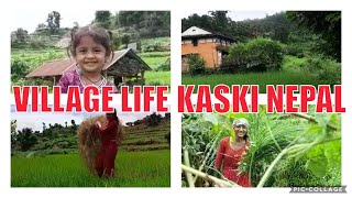 SIMPLE VILLAGE LIFE KASKI POKHARA NEPAL   Ate Anna's vlog Ne-Phil