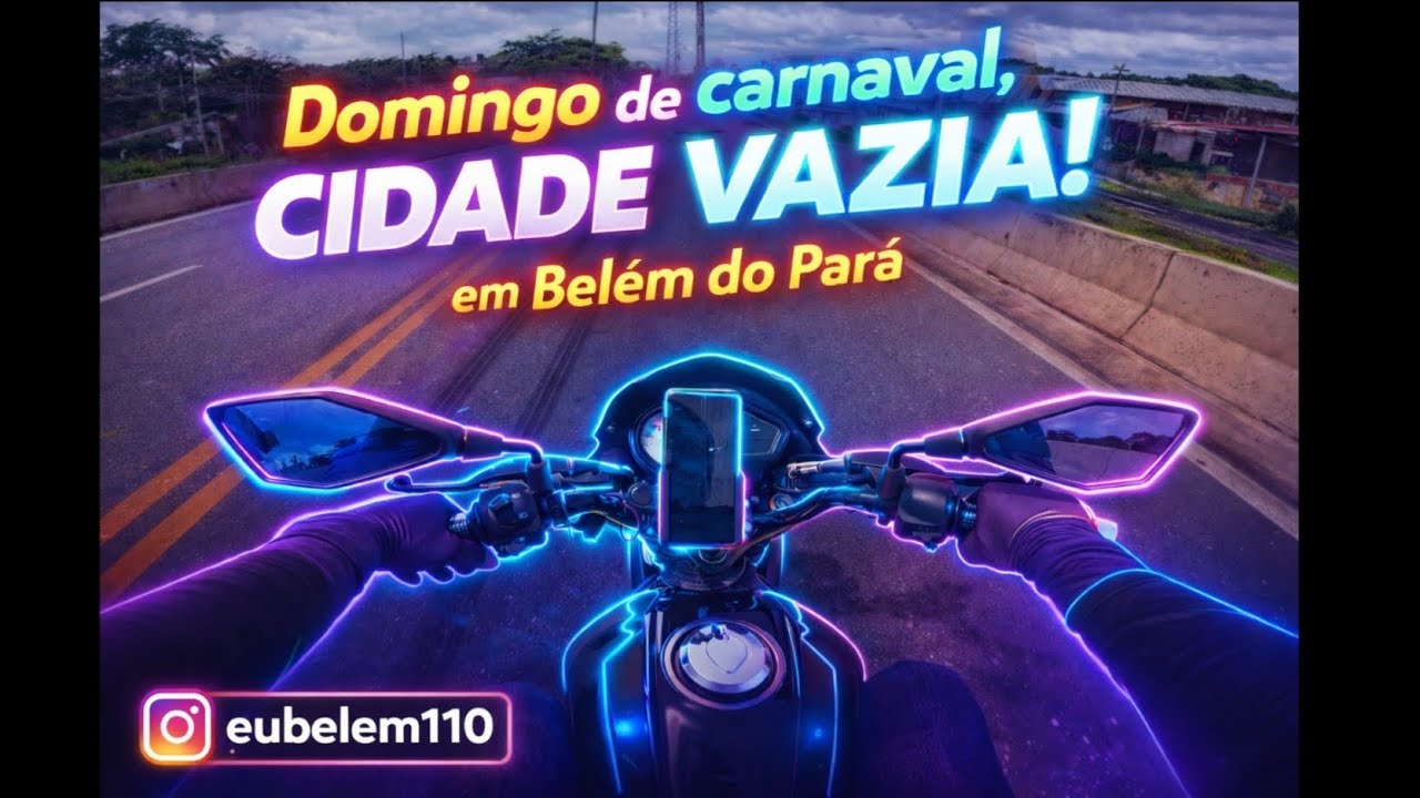 DOMINGO DE CARNAVAL TUDO VAZIO!! BELÉM/PARÁ 