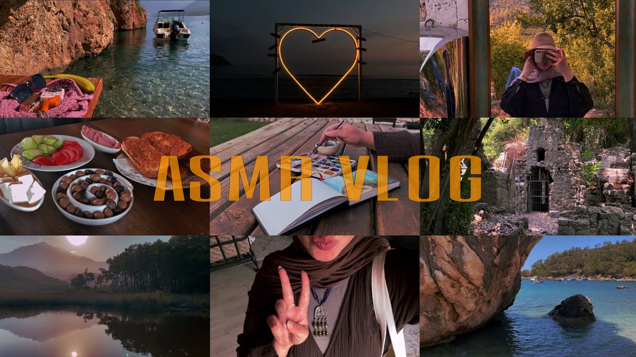 Tatil Vlogg 🐢 | Türkçe Asmr