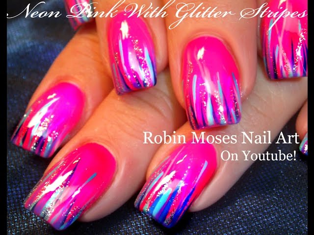 neon pink stiletto nails | Kathy B.'s (Iheartkathy) Photo | Beautylish