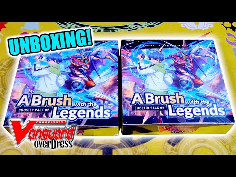 a brush with the legends booster box Unboxing D Booster Set 02: A Brush with the Legends! | Cardfight!! Vanguard  Overdress