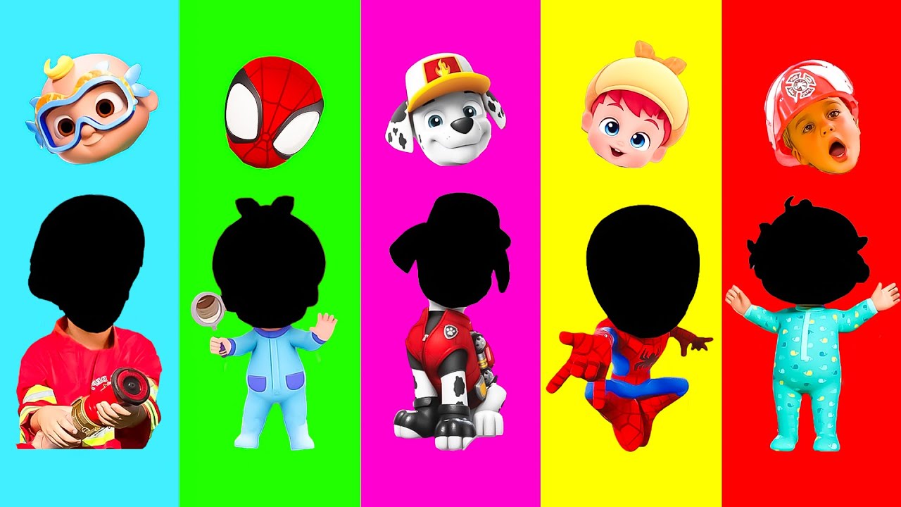 Wrong eyes👀 NEW EPISODES/Spider man x Paw Patrol x Vlad and Niki Puzzle Wrong HeadsEYE PUZZLE WORLD