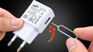 Millions Don’t Know This! Insert a SIM Ejector Tool into a Samsung Charger and See What Happens!