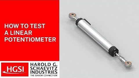 How to Test a Linear Potentiometer Position Sensor