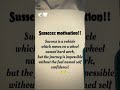 Success is a Vehicle | Hard Work &amp; Self Confidence | Motivational Shorts #motivation #quotes #study