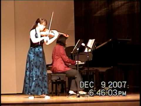 Laura Ha - Violin - World Vision Concert - Brahms Violin Concerto No. 2, In D Major, II. Adagio