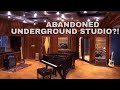 Revealing an underground recording studio built like a bomb shelter