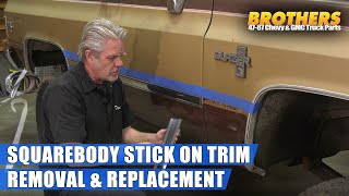 1981-91 Chevy &amp; GMC Squarebody Truck Side Trim Removal and Replacement