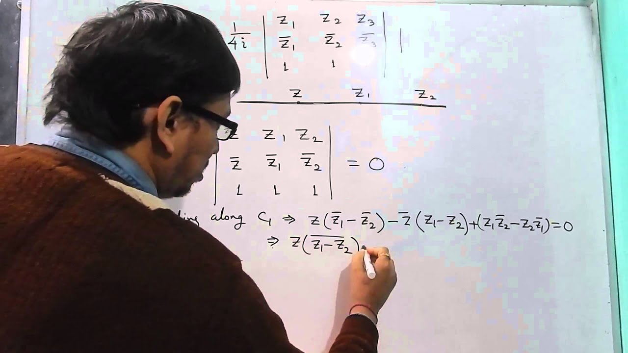 Complex Number Equation of a Straight Line in Argand Plane YouTube