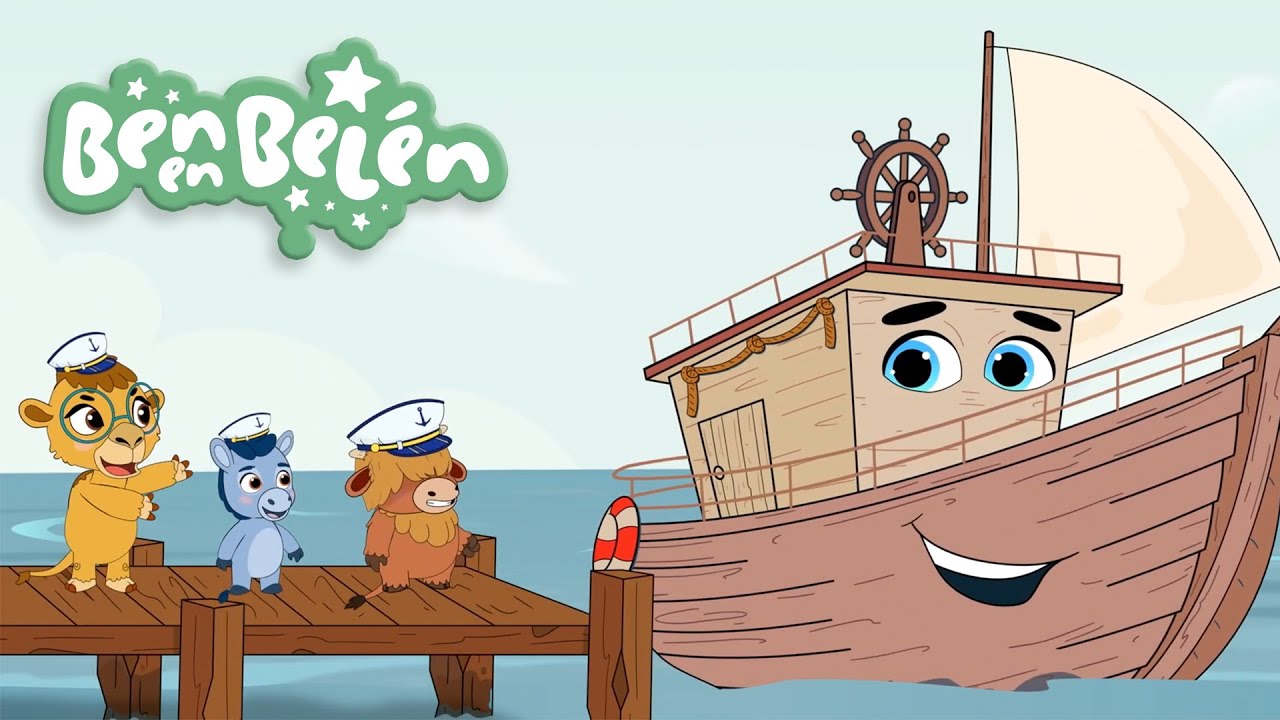 UN BARQUITO CHIQUITITO🛥️🌊Canciones Infantiles ALEGRES✨Ben en Belén
