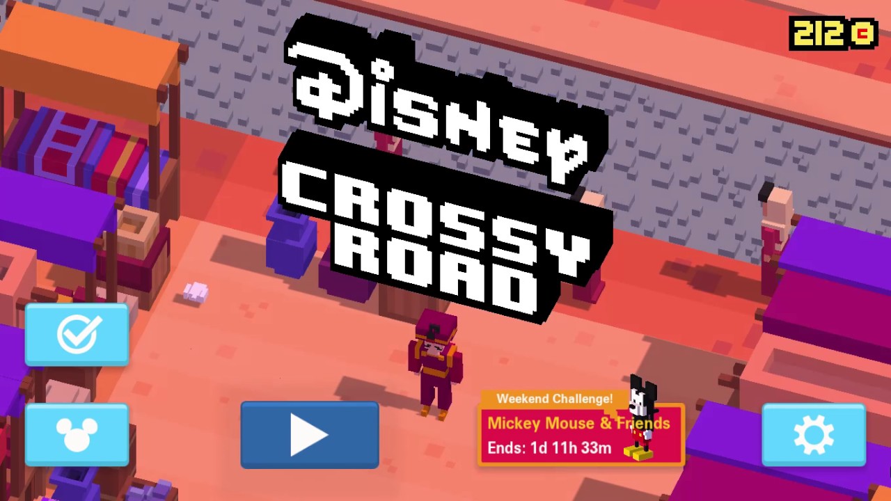 how to unlock all characters in disney crossy road