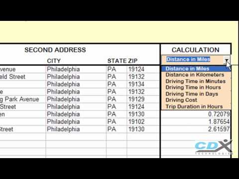Are city-to-city driving durations calculated by online distance calculators?